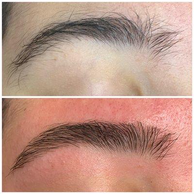 Brow wax & shaping