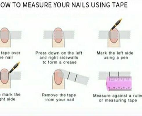 How to measure your nails for a custom set of xpress nails!