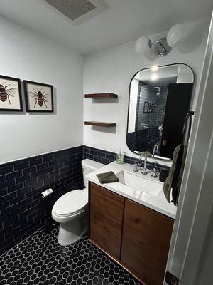 Full bathroom remodel.