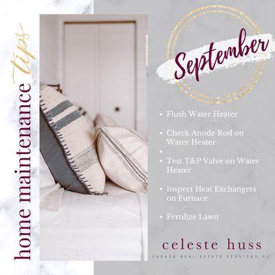 Just a few things to add to your to do list for September. :)