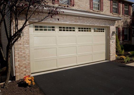 We can customize your new garage door to fit your tastes.