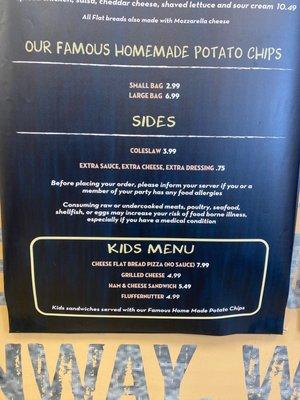 Sides & Kids Menu at Wrap City