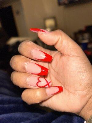 Valentines nails!