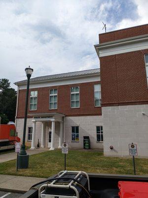 The police department is attached to Fairview City Hall.