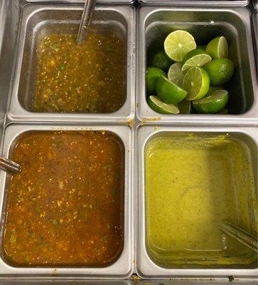 Good and spicy home made salsas