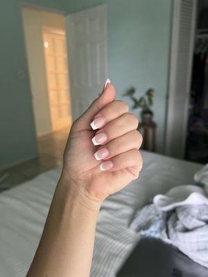 French tip acrylic set