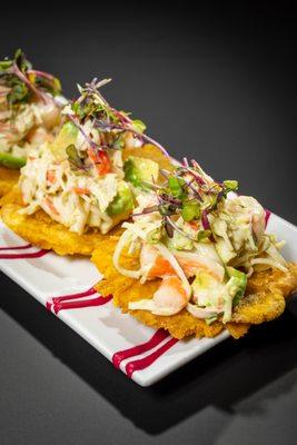 Tostones de Seafood Mix