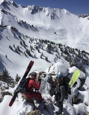 Psyched to ski with you!