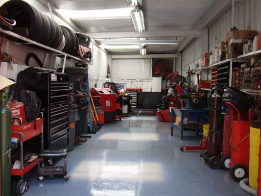 With every possible piece of equipment that might be required to repair your vehicle.