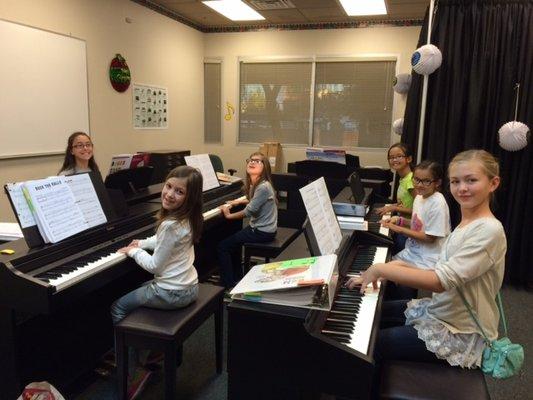 Our students love making music with their friends!