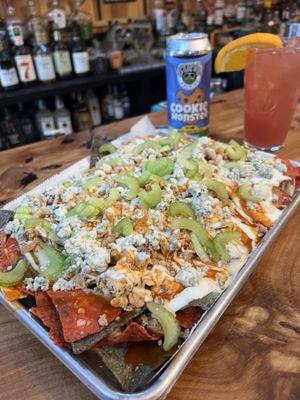 Buffalo Chicken Nachos