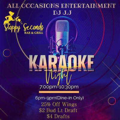 Wednesday Night Karaoke!