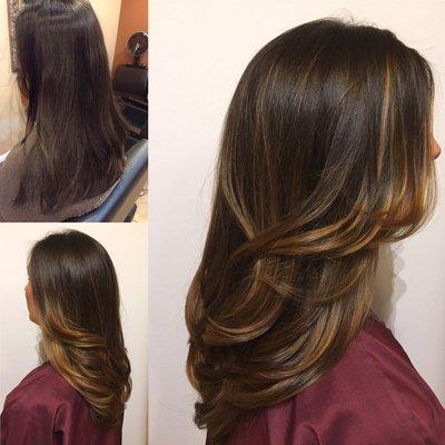 Ombré hair by Karina. Gorgeous!