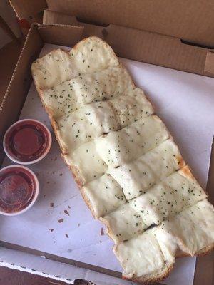 Garlic cheese bread - yum!