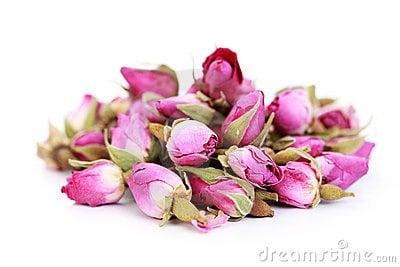 Dried rose petals for fragrant and toning tea or heavenly potpourri.