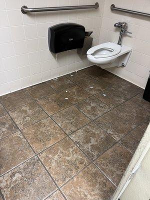 Picture of restrooms inside BJ's in Conyers Ga.