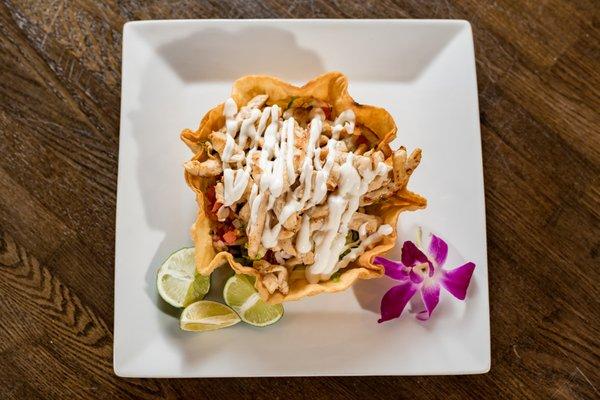 Chicken Fajita Taco Salad