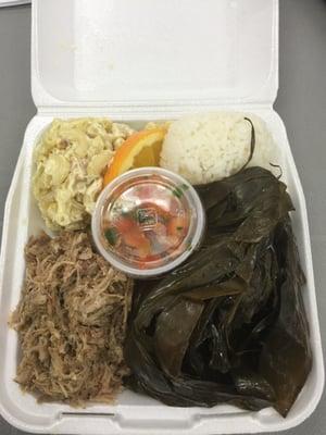 Kalua pig laulau combo