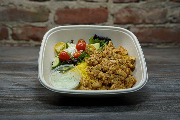 Chicken Gyro Rice Bowl