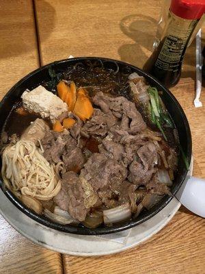 Beef Sukiyaki. The perfect meal on a cold night