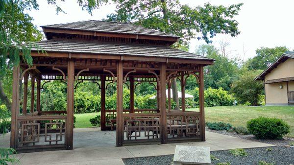 Beautiful structures in the gardens.