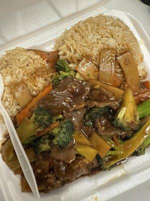 Beef & Broccoli lunch special