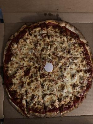 Sausage/Pep 18" thin crust