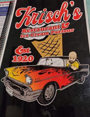 Menu cover