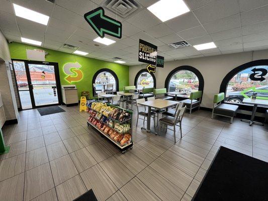 Interior with cool neon sign