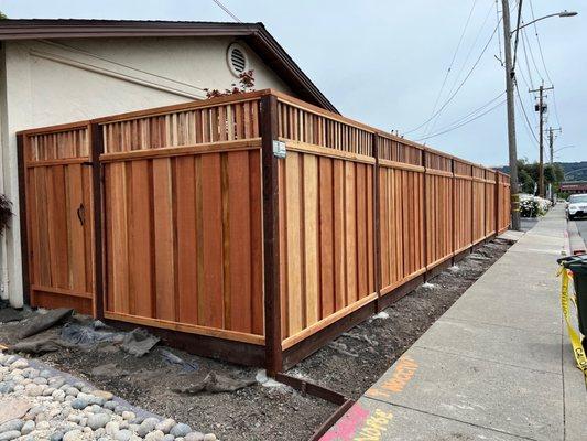 Fence built by Ruben Borg fence