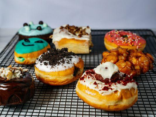 A variety of donuts