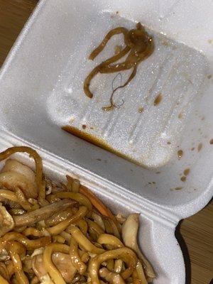 Haïr in my House Lo Mein. Never eating there again.