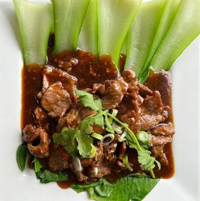 Beef and bok choy