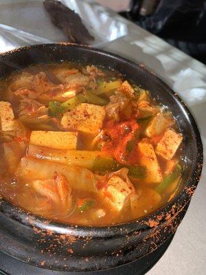 Tofu soup