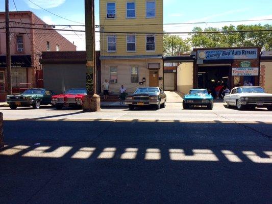 Coffee and Cars on a Sunday morning.