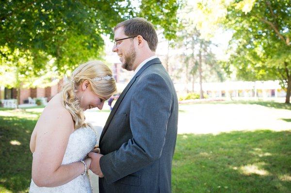 Christine Waller Photography is a candid Chicago Wedding Photographer. She loves capturing real moments between her couples.