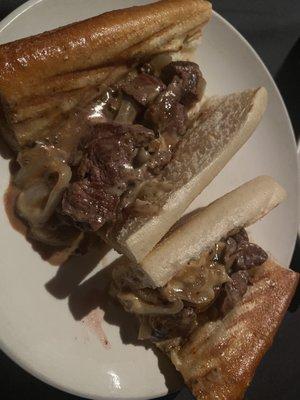 Au Poivre Cheesesteak. So flavorful!