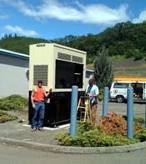 One of the Emergency Generator Systems for the Oregon Military Dept.