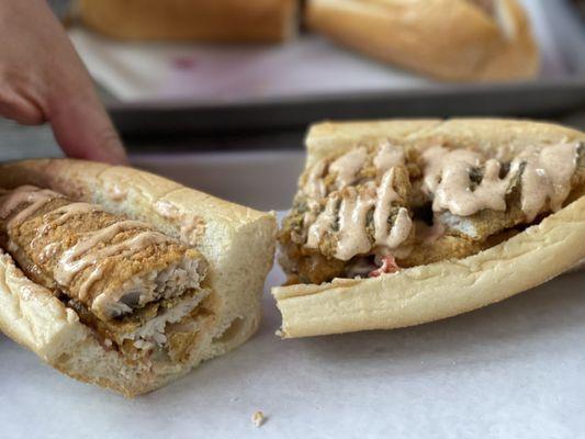 Fried Fish Po'Boy