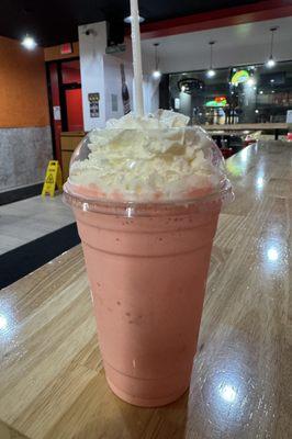 Strawberry milk shake was one of the best I have ever had.