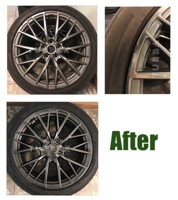 Wheel restoration.