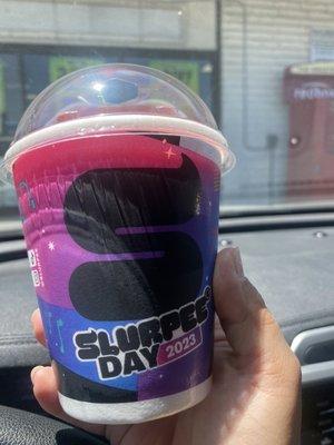 Free  cherry  slurpee