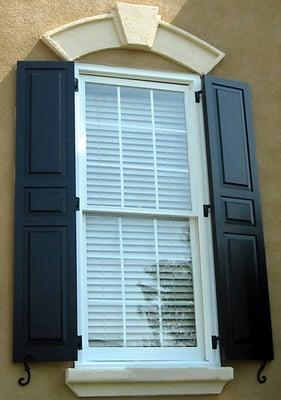 Attention to detail provides outstanding durability and defines Dupbel Millworks Weather Works* Exterior Shutters.