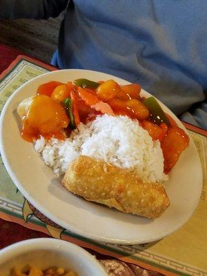 Sweet & Sour Chicken Lunch