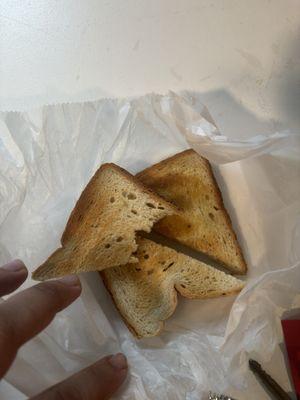 White toast