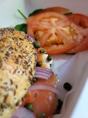 Lox and everything bagel...