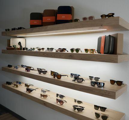 Luxury Eyewear featuring sunwear by Garrett Leight.