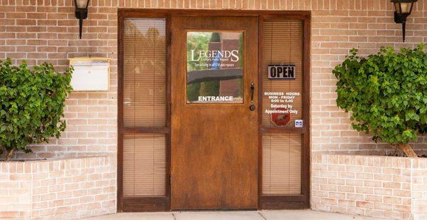 Legends Luxury Auto Repair Office Front Door Scottsdale , AZ