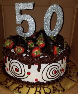 STRAWBERRY Birthday Cake