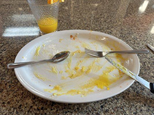 Spicy Cajun Benedict...all gone!